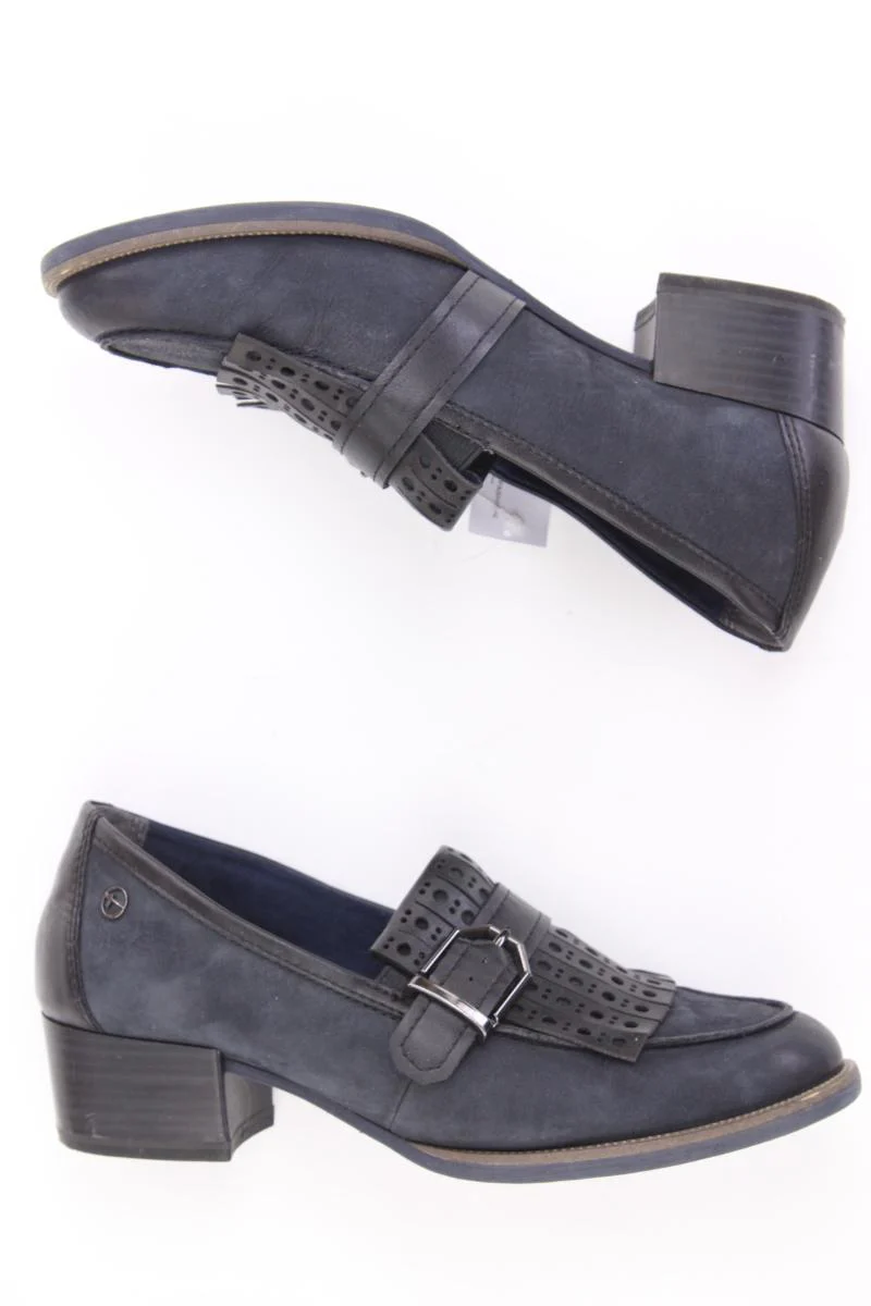 Tamaris Pumps Gr. 37 blau aus Leder - Image 2