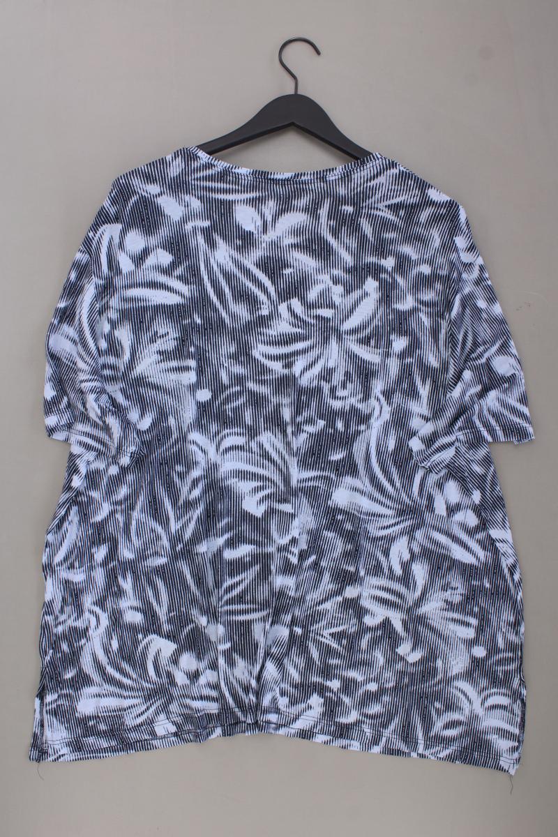 M&S Printshirt Gr. 54 Kurzarm blau aus Viskose - Image 3