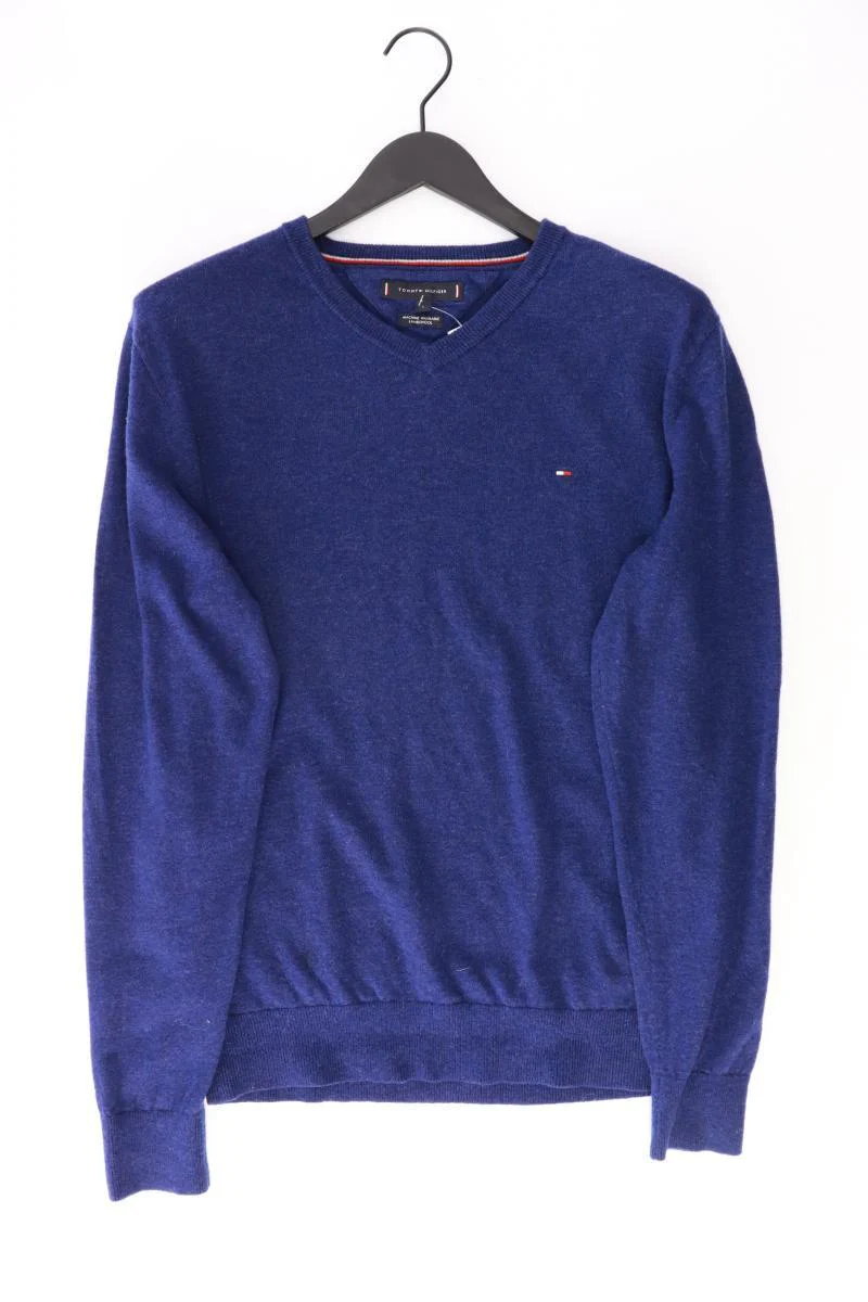 Tommy Hilfiger Wollpullover für Herren Gr. L blau