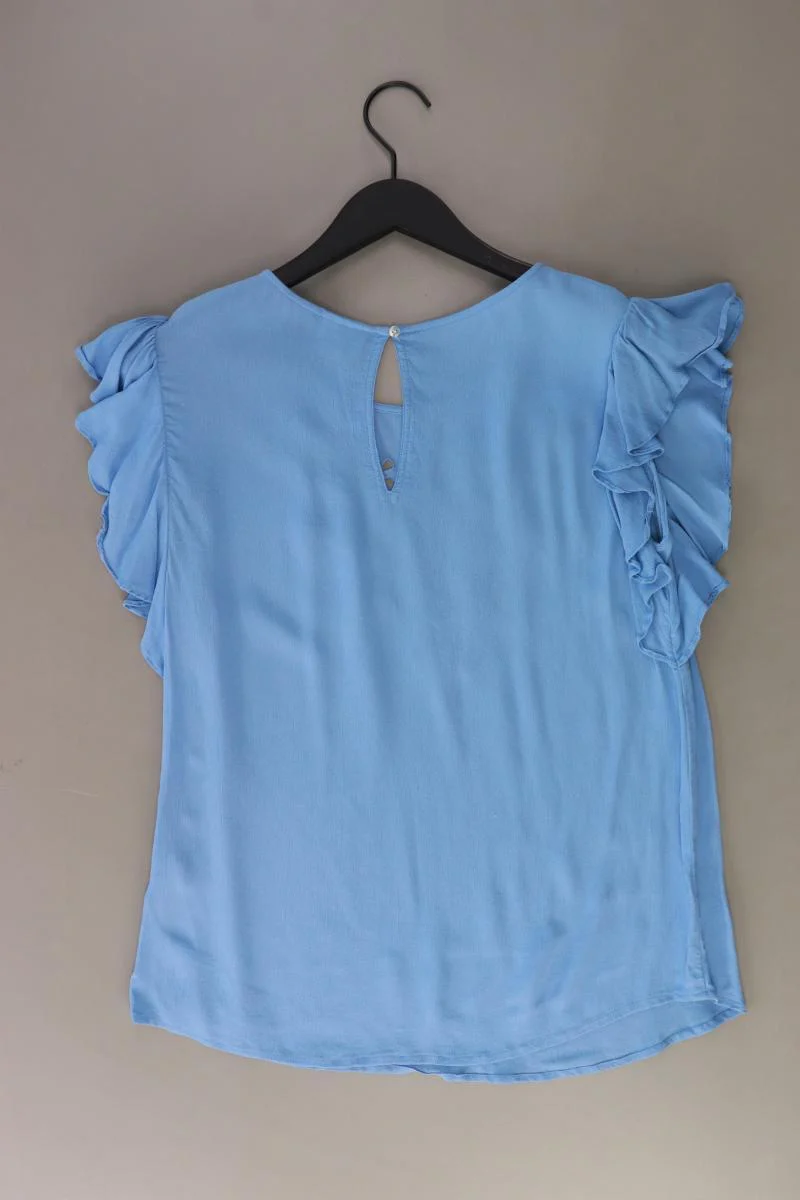 Vila Kurzarmbluse Gr. 38 blau aus Polyester - Image 2
