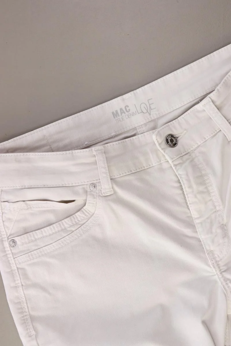 MAC Five-Pocket-Hose Gr. 40/L34 creme aus Baumwolle - Image 3
