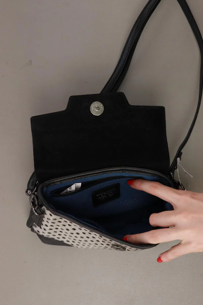 Picard Umhängetasche mit Tierdruck schwarz aus Leder - Image 3