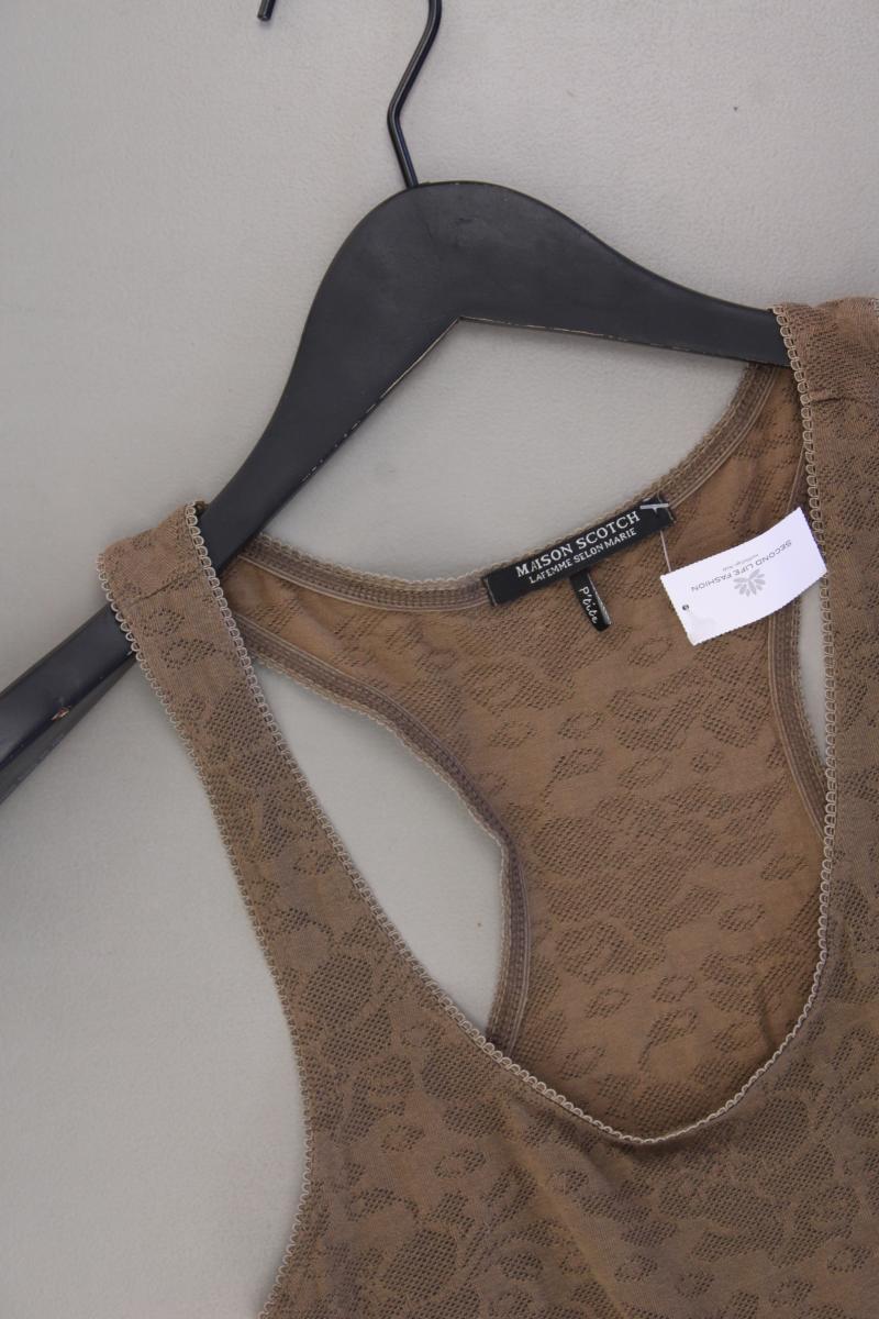 Maison Scotch Trägertop Gr. S braun aus Baumwolle - Image 2
