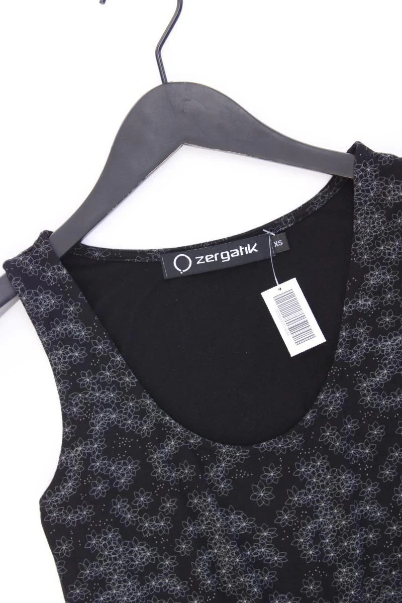 Zergatik Kleid Gr. XS mit Blumenmuster Träger schwarz aus Viskose - Image 2
