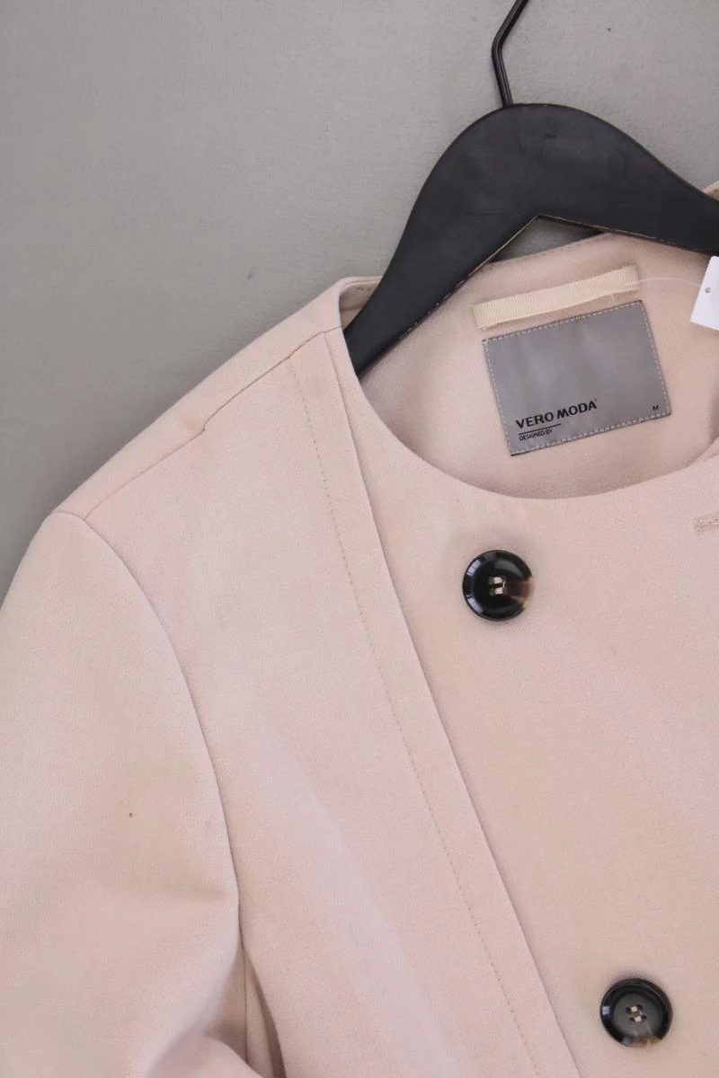 Vero Moda Classic Mantel Gr. M mit Gürtel rosa aus Polyester - Image 2