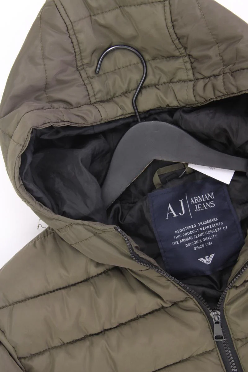 Armani Jeans Steppjacke für Herren Gr. XL olivgrün - Image 2