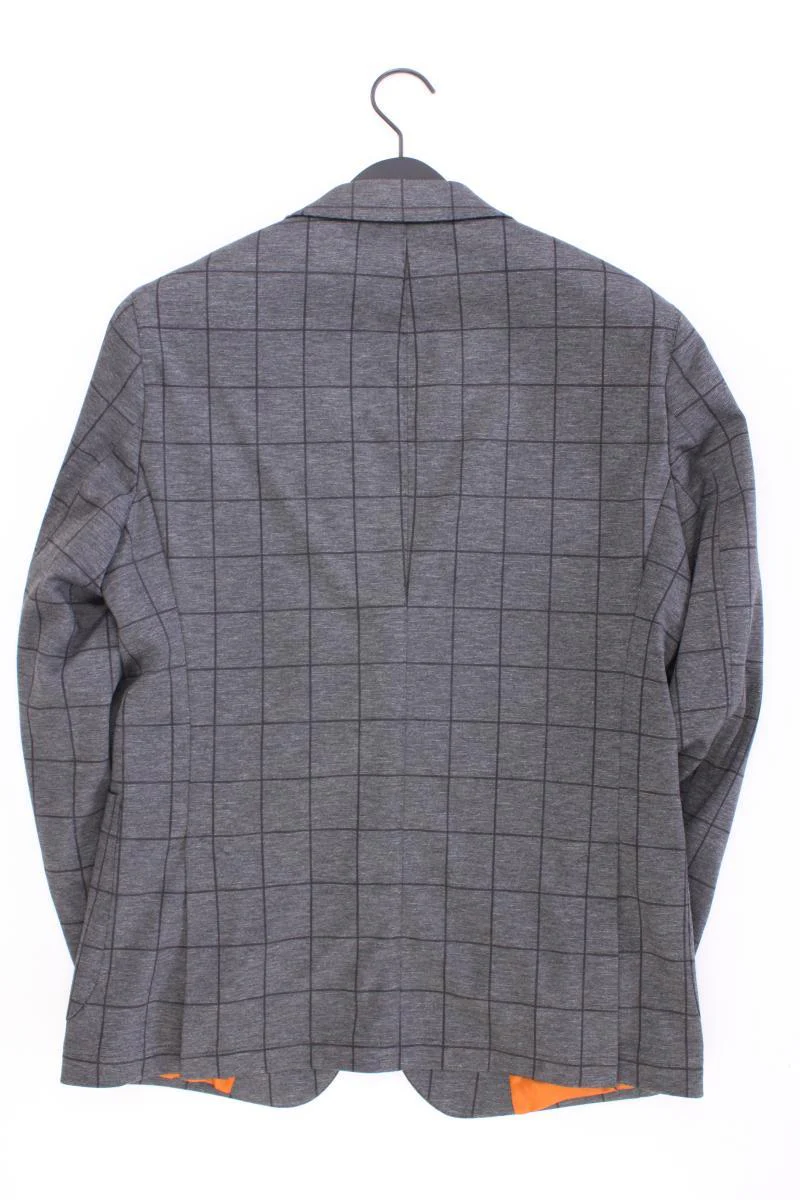 Digel Jersey Sakko Extra Slim Fit für Herren Gr. 50 neuwertig grau aus Polyester - Image 3