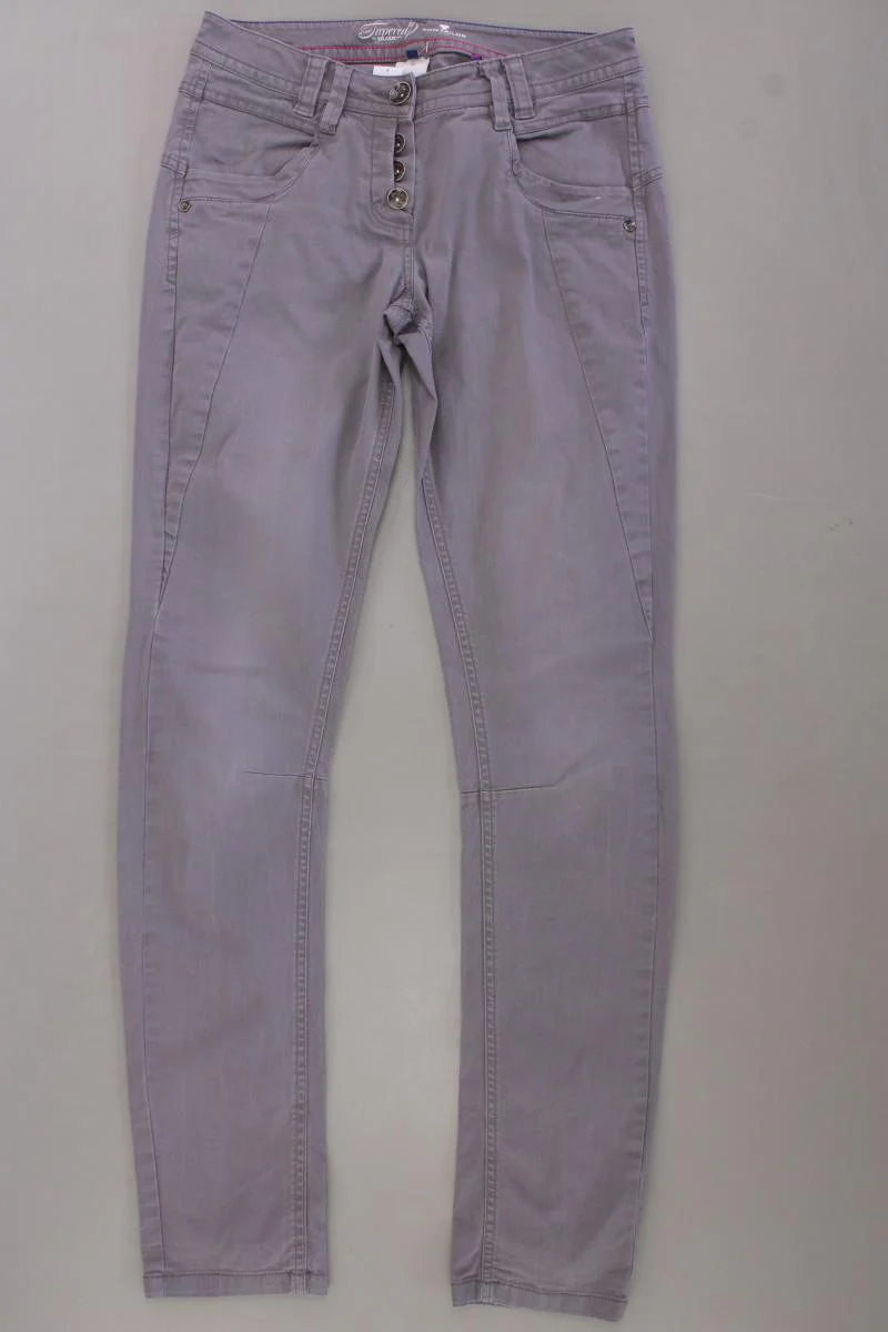 Tom Tailor Hose Gr. 34 grau aus Baumwolle