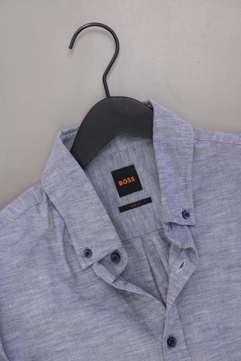 BOSS by Hugo Boss Langarmhemd für Herren Gr. L blau aus Baumwolle - Image 2