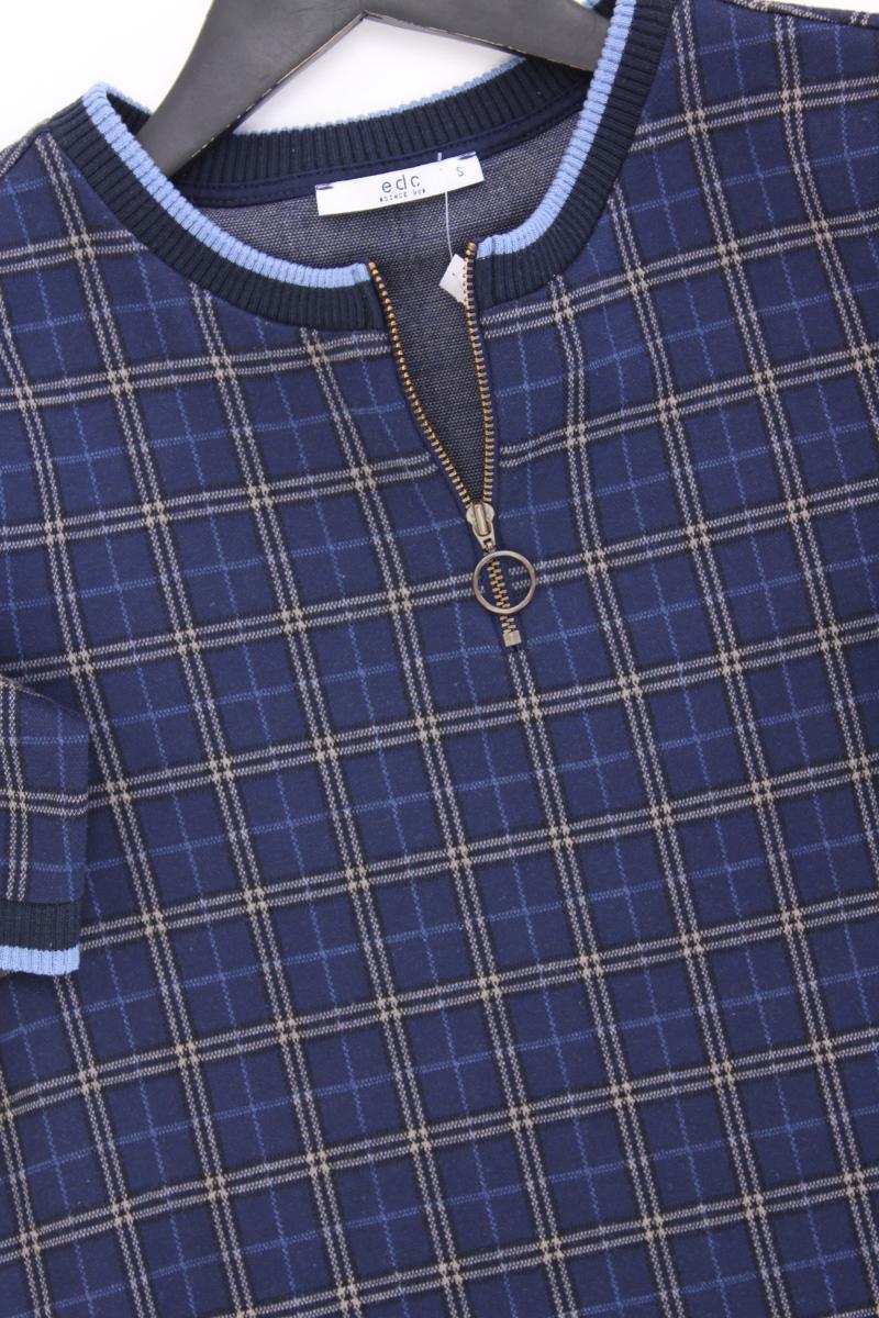 edc by Esprit Kurzarmkleid Gr. S kariert blau aus Polyester - Image 2