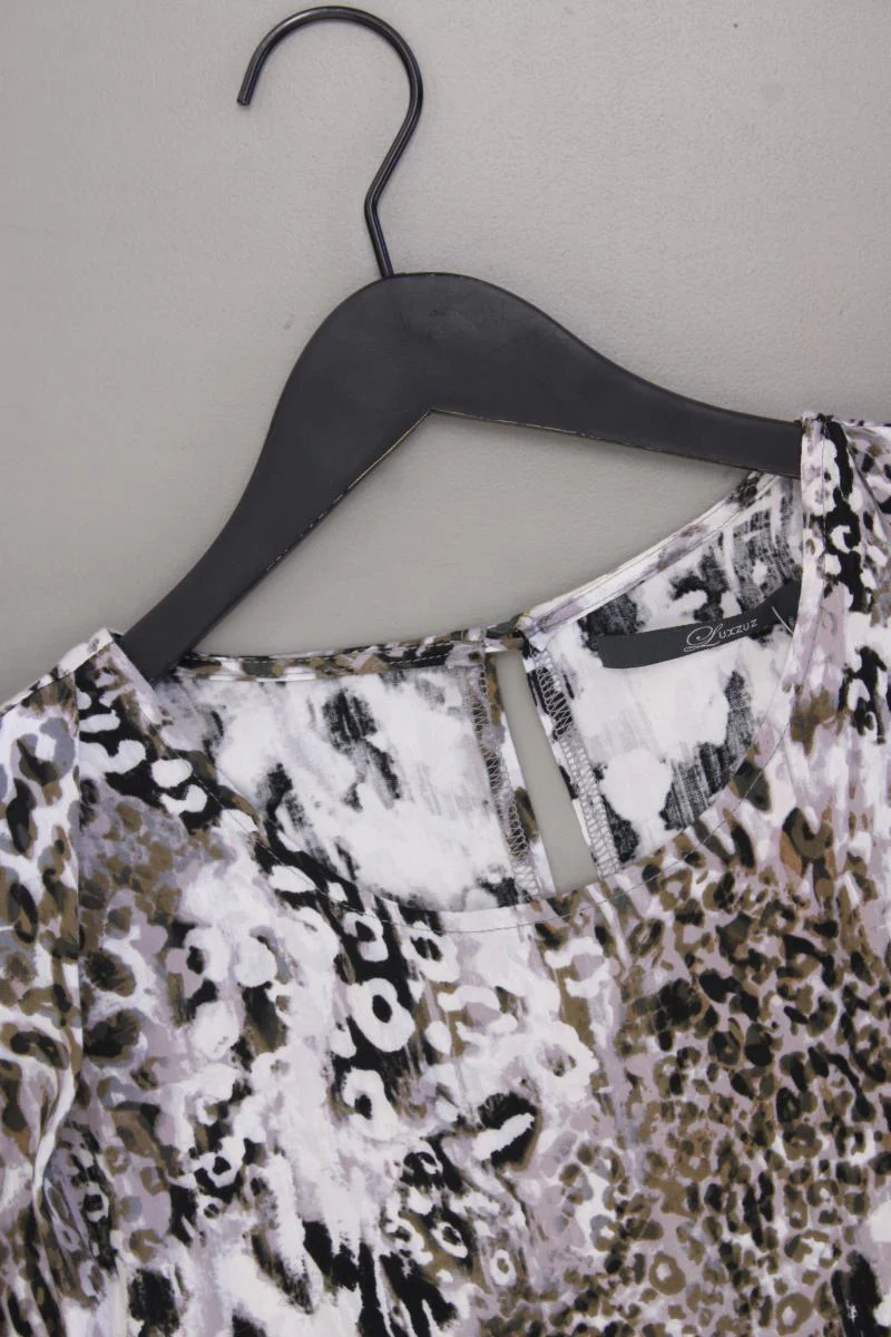 Luxzuz Kurzarmbluse Gr. 38 mit Tierdruck grau - Image 2