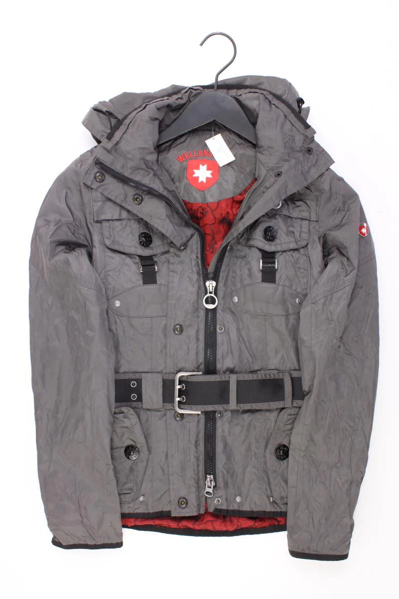 Wellensteyn Jacke Modell Chocolate Gr. XS mit Gürtel grau aus Polyester