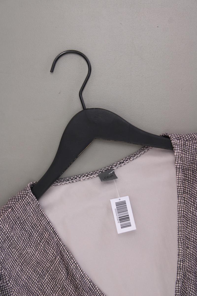 s.Oliver Premium Shirt mit V-Ausschnitt Gr. 38 Kurzarm rosa aus Polyamid - Image 2