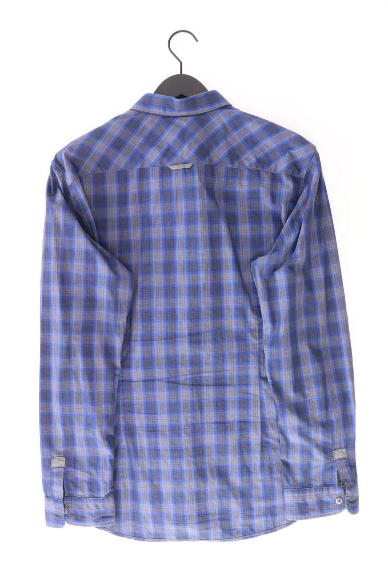 Tom Tailor Karohemd für Herren Gr. XL kariert Langarm blau aus Baumwolle - Image 2