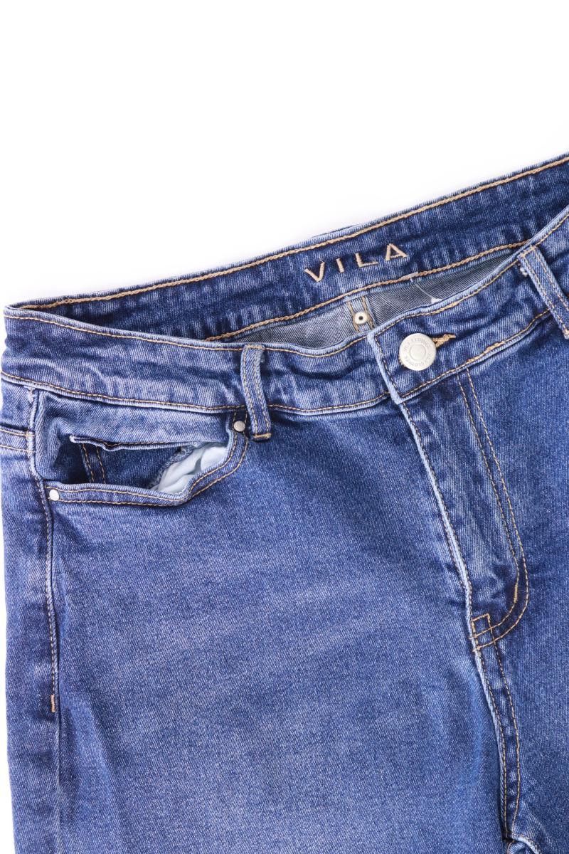 Vila Straight Jeans Gr. 40 blau aus Baumwolle - Image 3