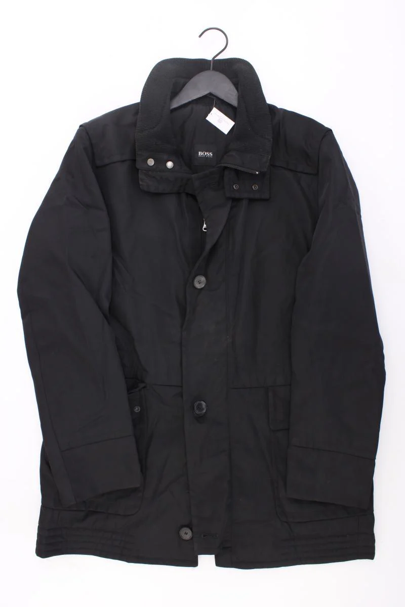 BOSS by Hugo Boss Mantel Modell Crusher für Herren Gr. 50 schwarz aus Polyester
