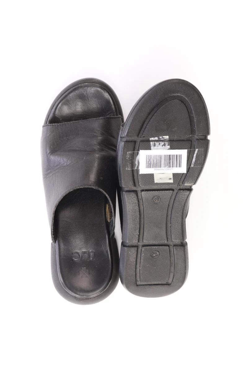 Sandalen Gr. 37 schwarz aus Leder - Image 3
