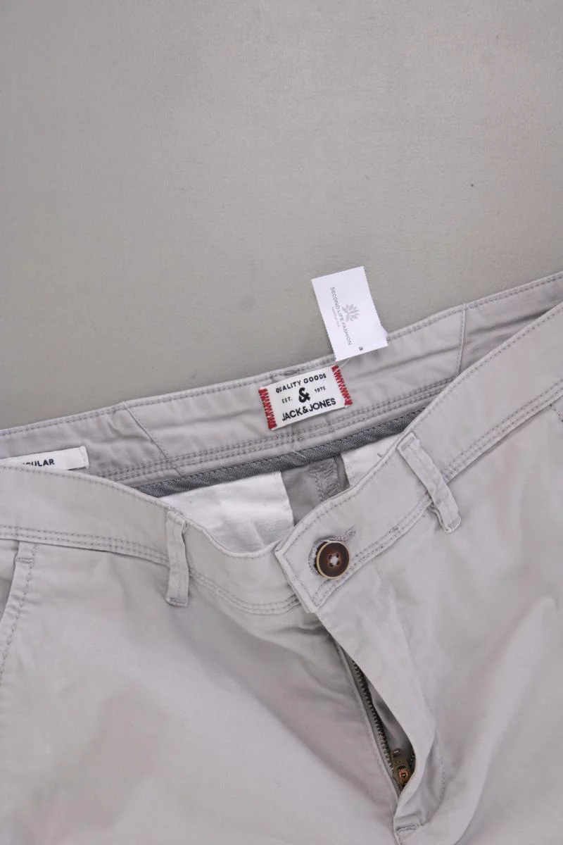 Jack & Jones Shorts für Herren Gr. S grau aus Baumwolle - Image 2