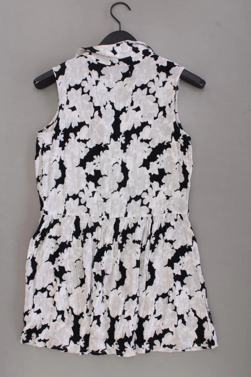 AJC Fashion Minilkeid Gr. 38 mit Blumenmuster Ärmellos grau aus Viskose - Image 3