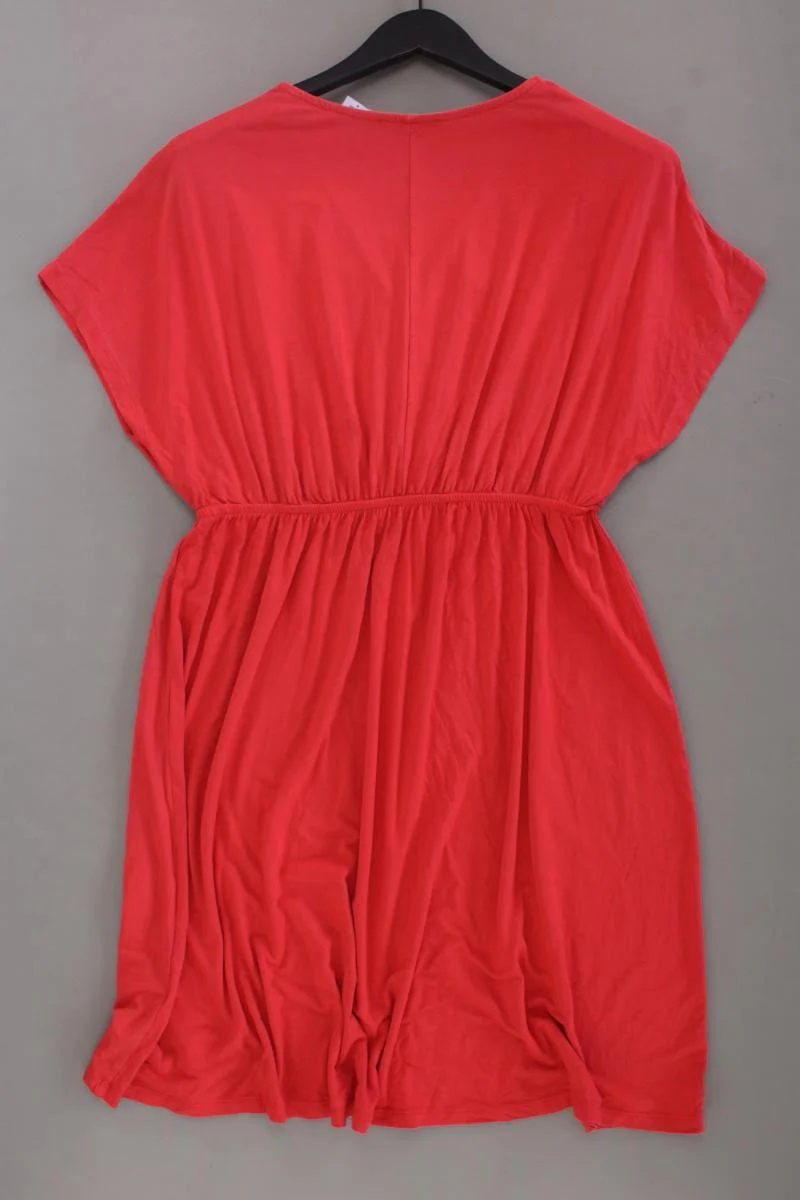 CAMAiEU Jerseykleid Gr. L Kurzarm rot aus Viskose - Image 3