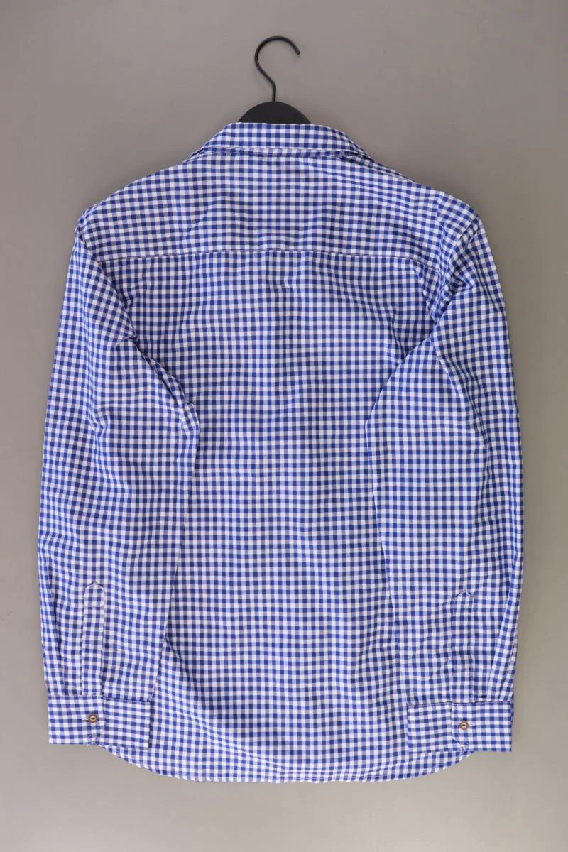 Stockerpoint Trachtenhemd für Herren Gr. XL kariert neu mit Etikett Langarm blau - Image 2