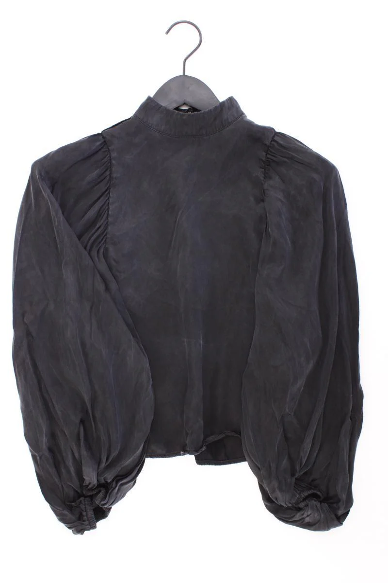 H&M Langarmbluse Gr. XS grau aus Lyocell