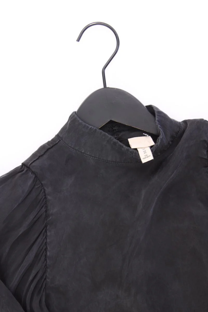 H&M Langarmbluse Gr. XS grau aus Lyocell - Image 2