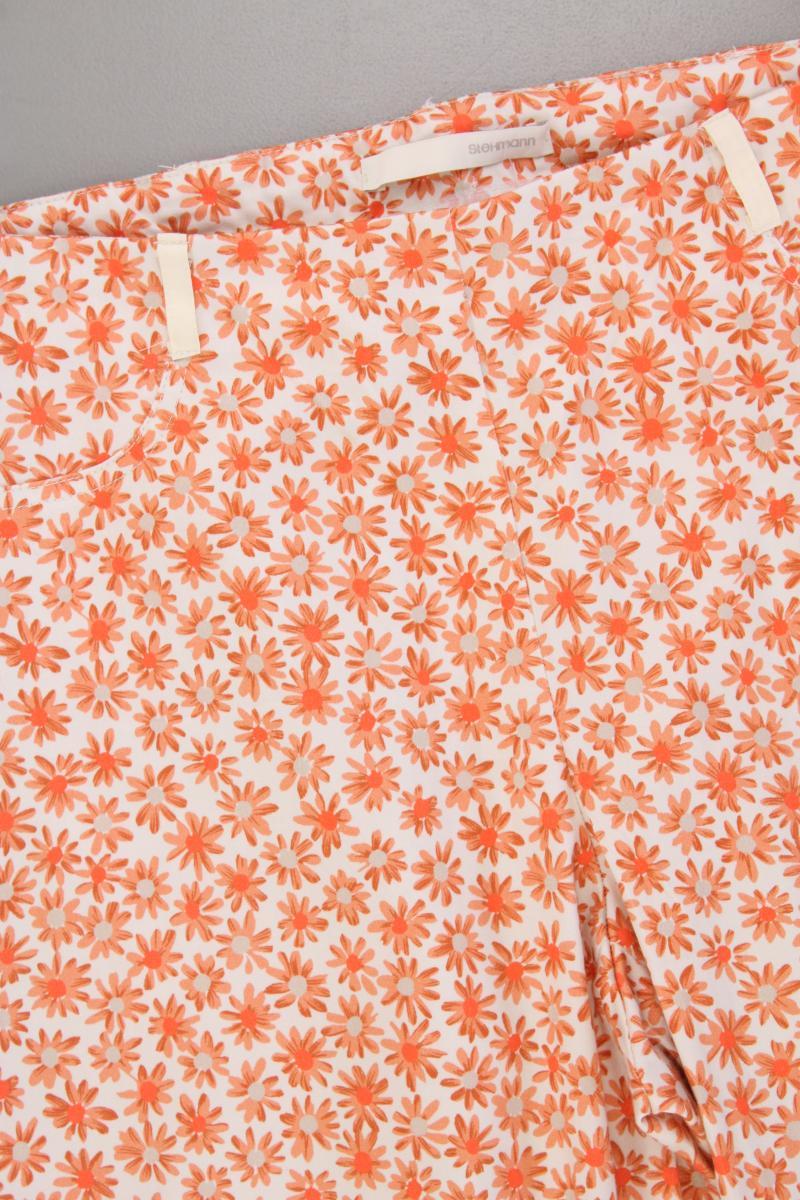 Stehmann 7/8 Hose Gr. 38 mit Blumenmuster orange - Image 2