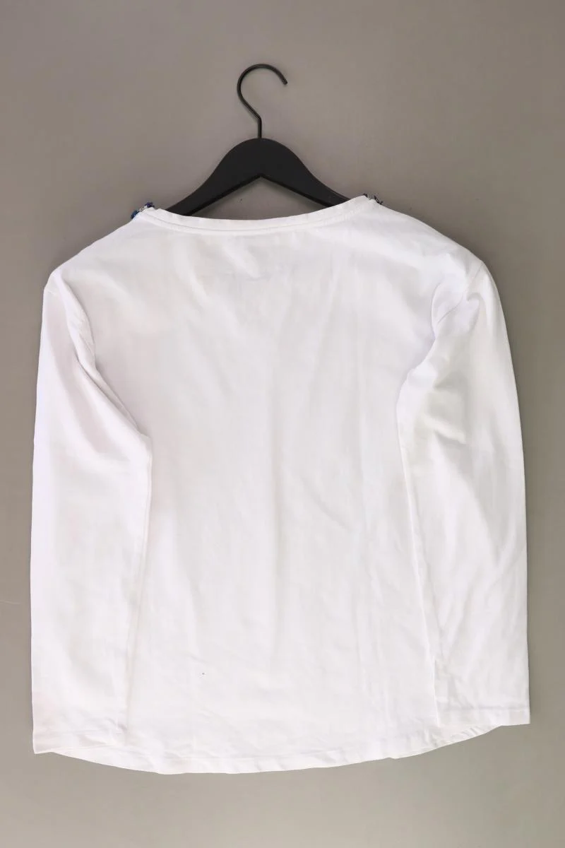 Tesini Printshirt Gr. 40 3/4 Ärmel weiß aus Baumwolle - Image 2