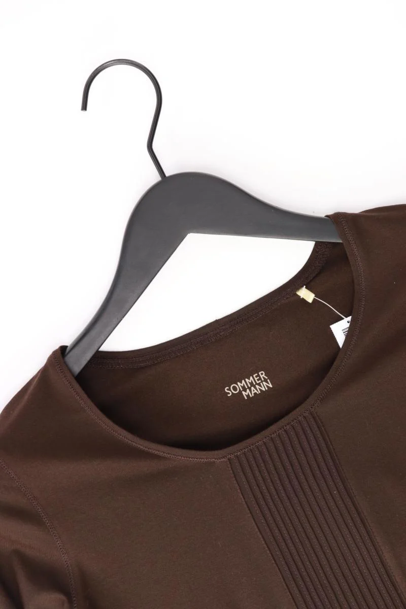 Sommermann Longsleeve-Shirt Gr. 36 Langarm braun aus Viskose - Image 3