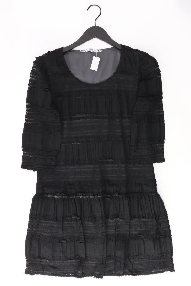 La fée maraboutée Abendkleid Gr. 42 3/4 Ärmel schwarz aus Polyamid
