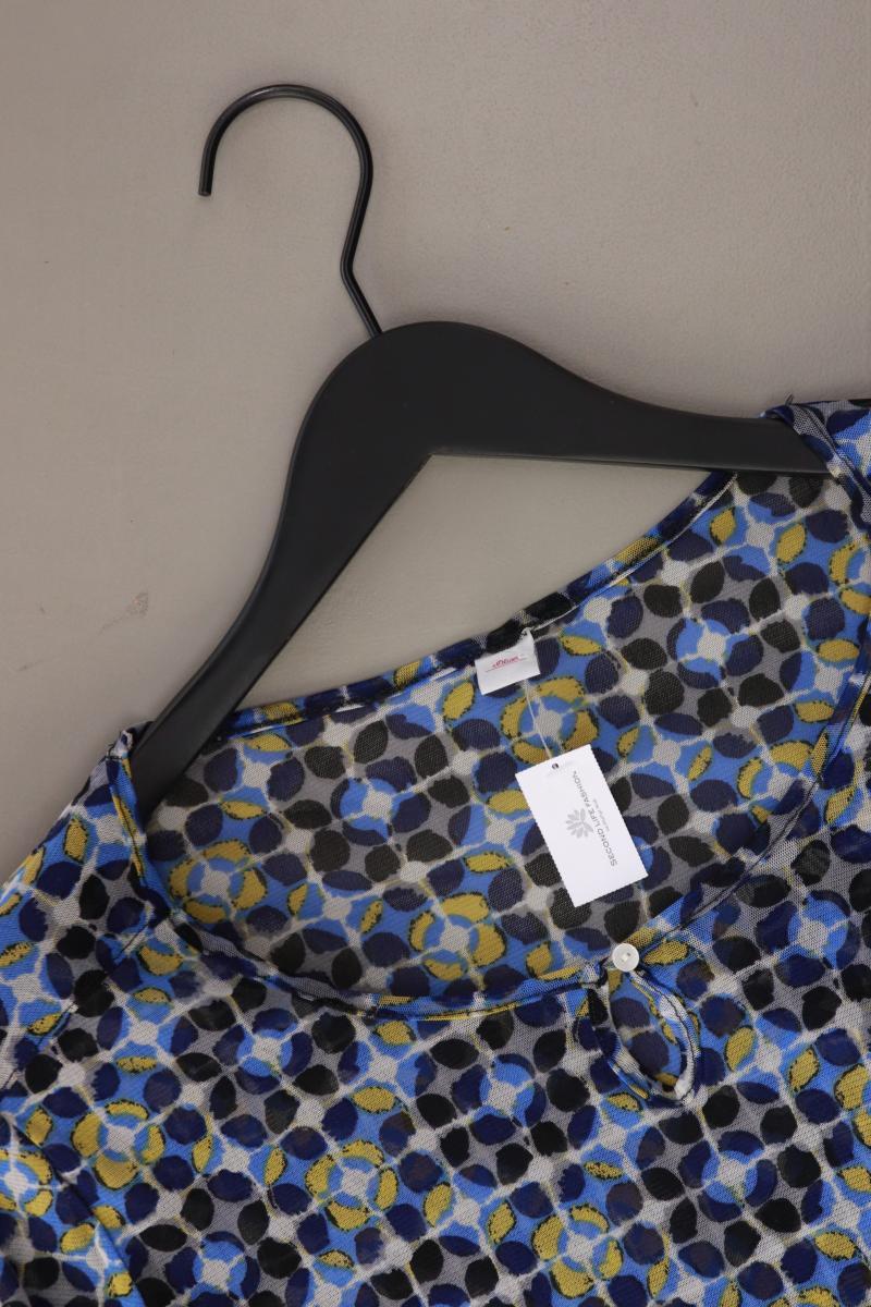 s.Oliver Langarmbluse Gr. 38 blau aus Polyester - Image 3