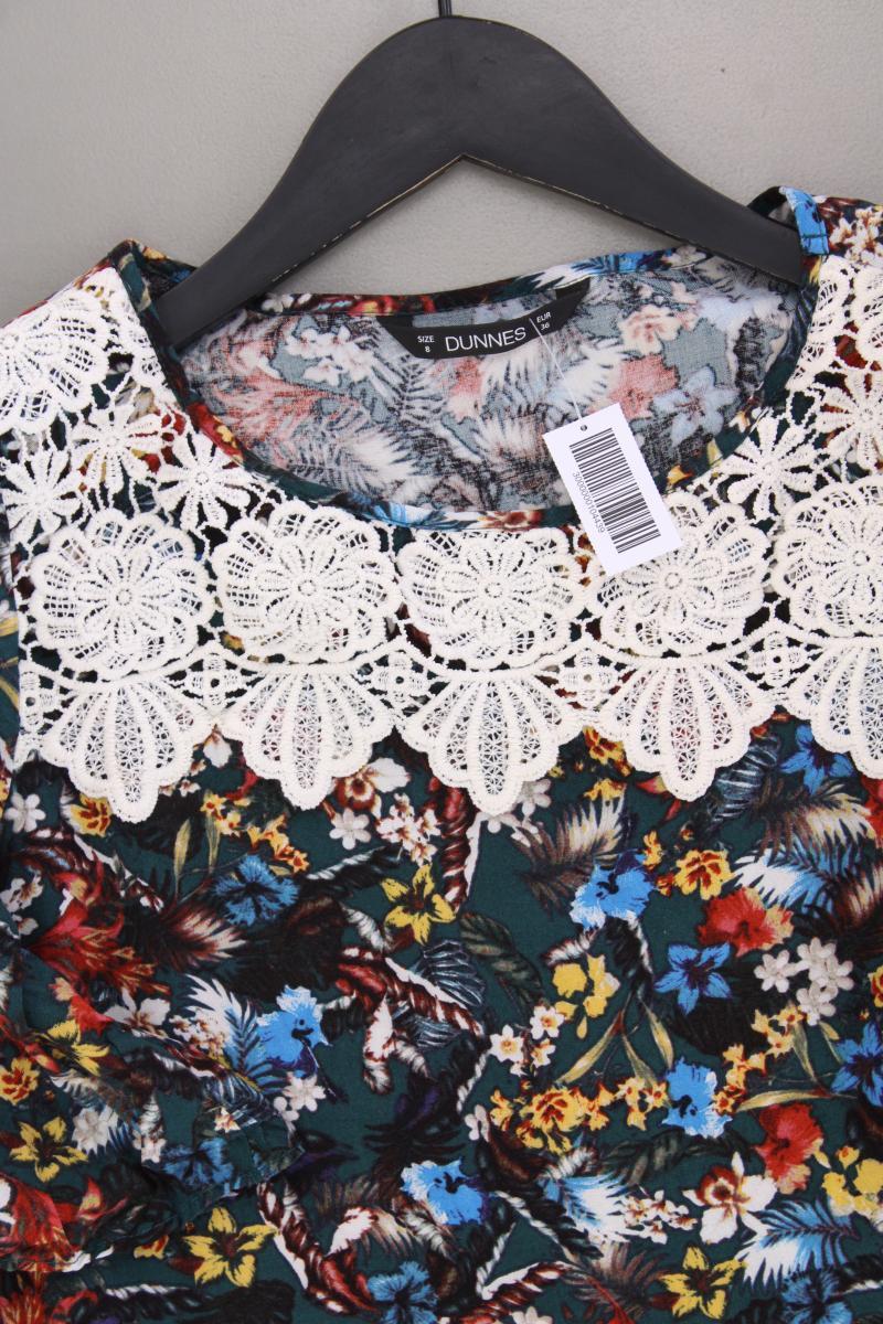 DUNNES Kurzarmbluse Gr. 36 mit Blumenmuster mehrfarbig aus Viskose - Image 2
