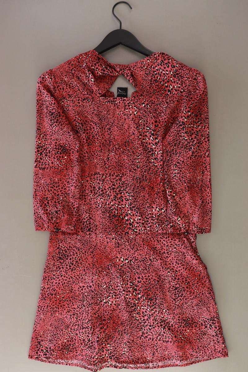 Maison Scotch Midikleid Gr. S mit Tierdruck 3/4 Ärmel rot aus Polyester - Image 2