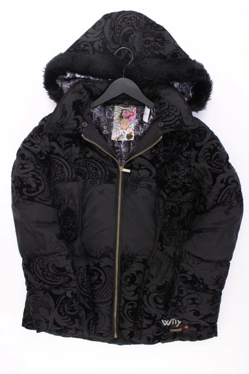Desigual Kapuzenjacke Gr. 42 schwarz