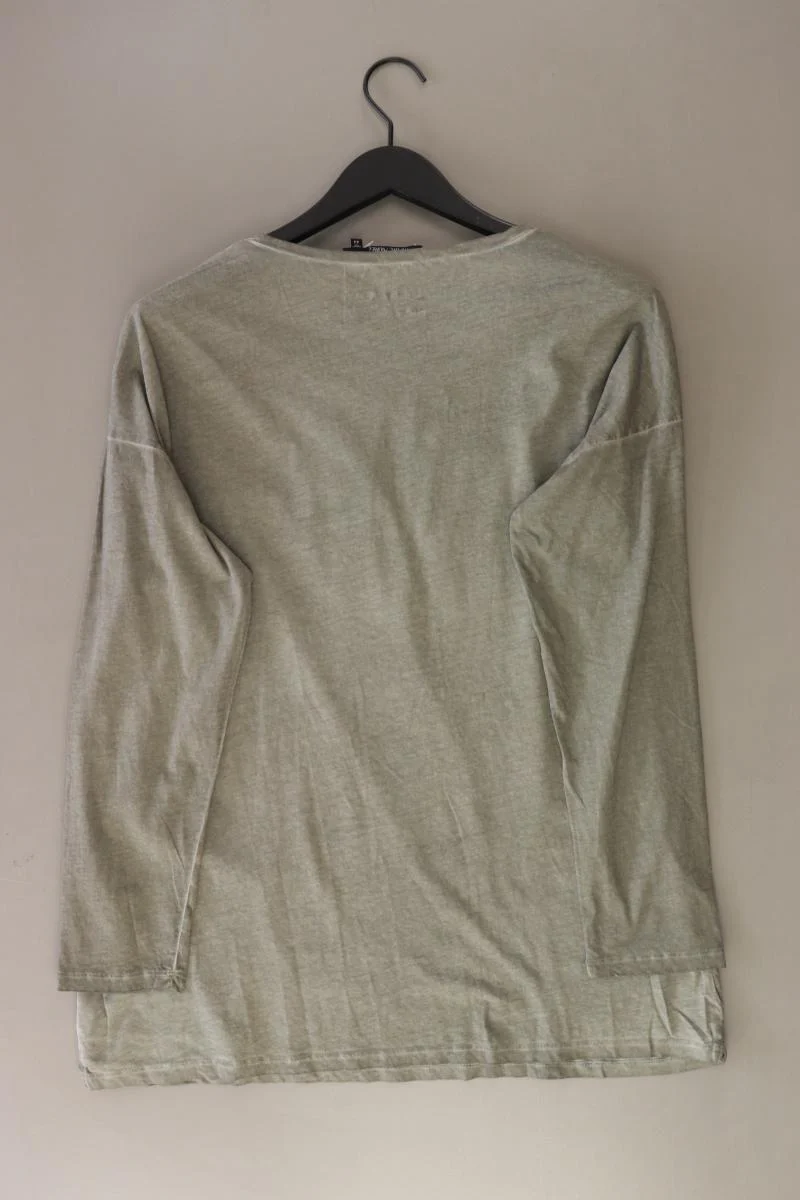 Marc Aurel Printshirt Gr. 44 Langarm olivgrün aus Baumwolle - Image 2
