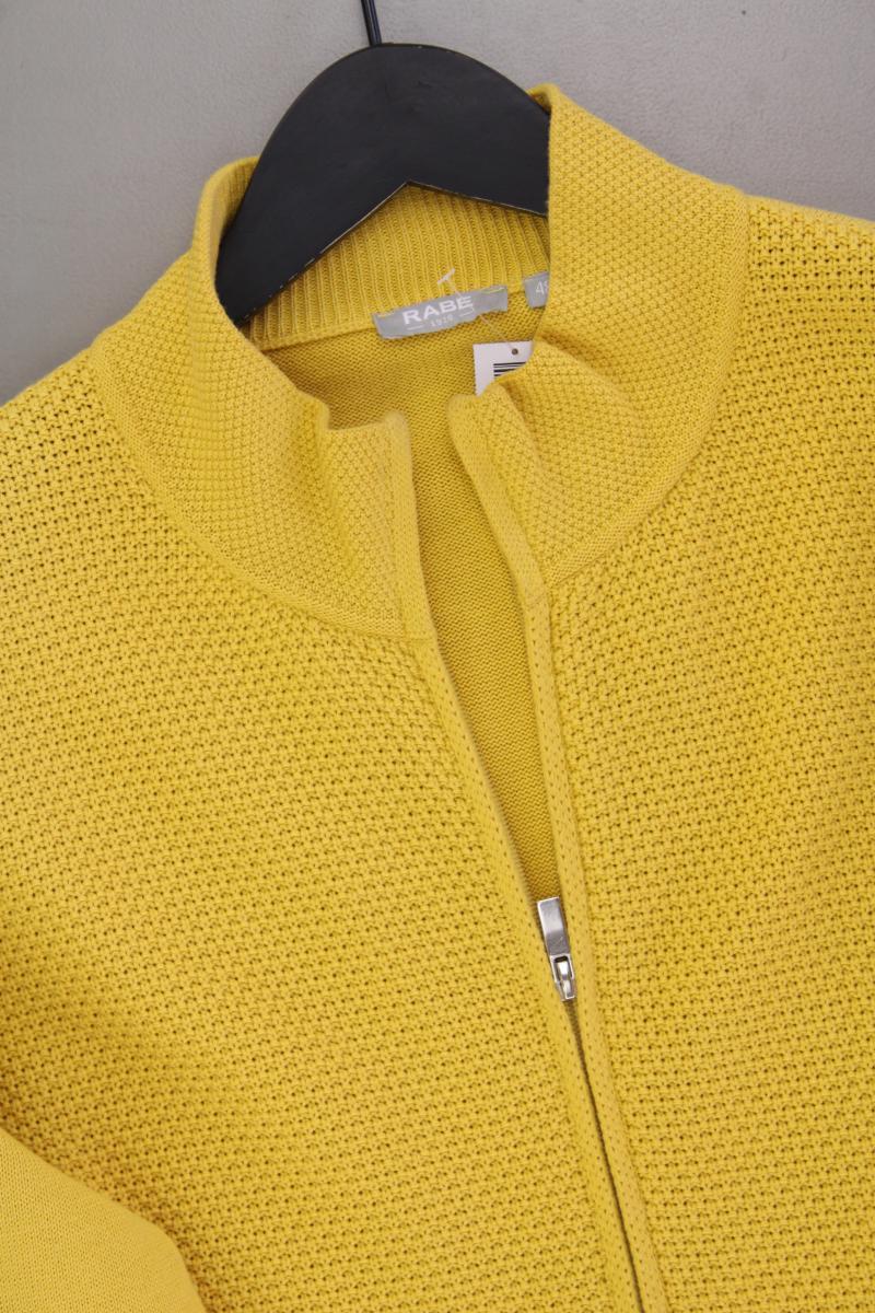 Rabe Strickjacke Gr. 48 neuwertig Langarm gelb aus Baumwolle - Image 2