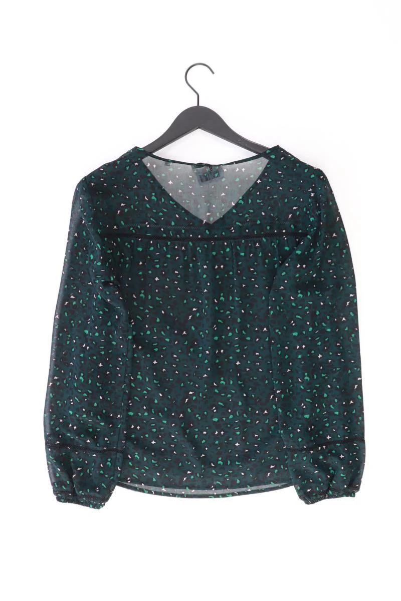Bonita Chiffonbluse Gr. 40 mit Tierdruck Langarm grün aus Polyester - Image 2
