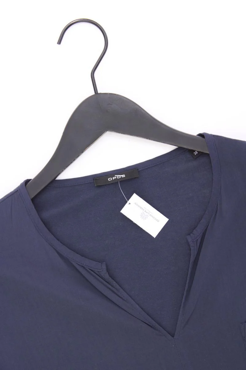 Opus Bluse Modell Faleria Gr. 38 Kurzarm blau aus Viskose - Image 2