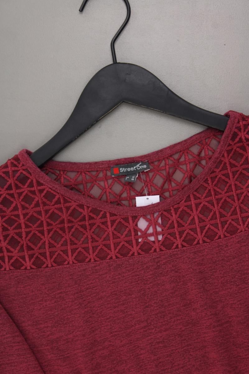 Street One Longsleeve-Shirt Gr. 38 Langarm rot aus Viskose - Image 2