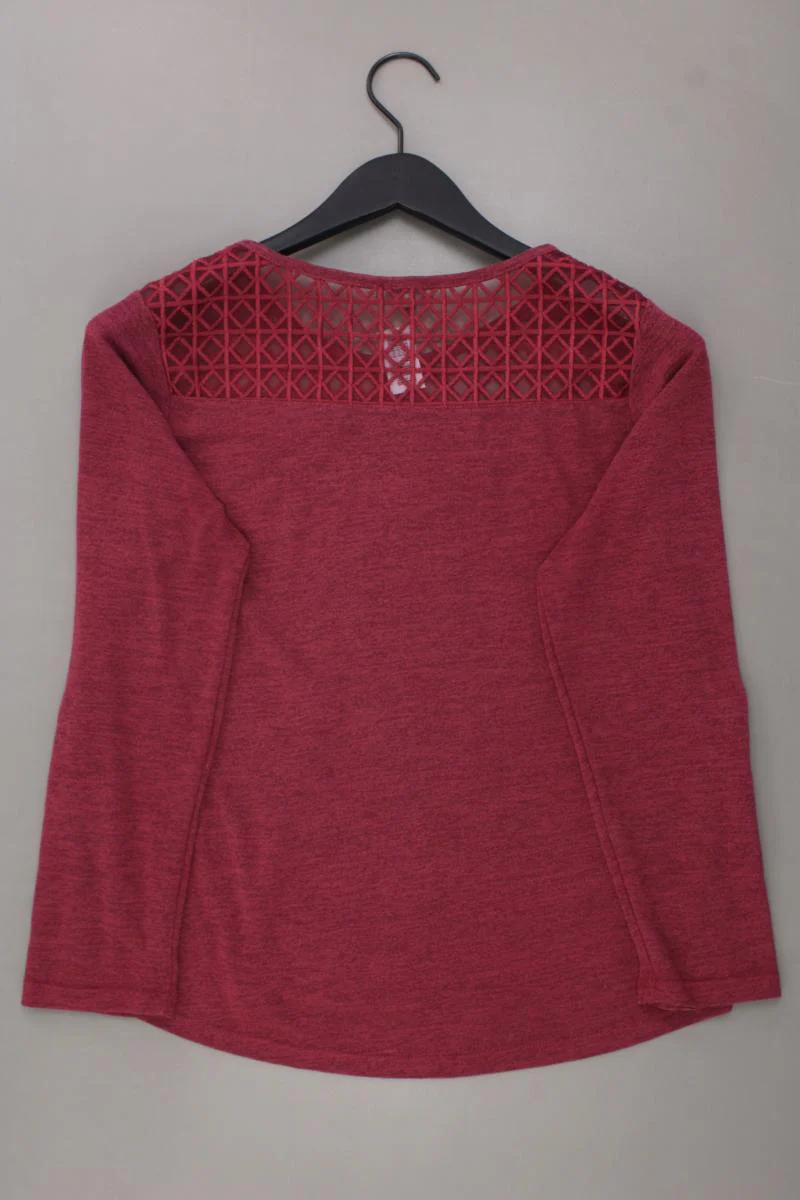Street One Longsleeve-Shirt Gr. 38 Langarm rot aus Viskose - Image 3
