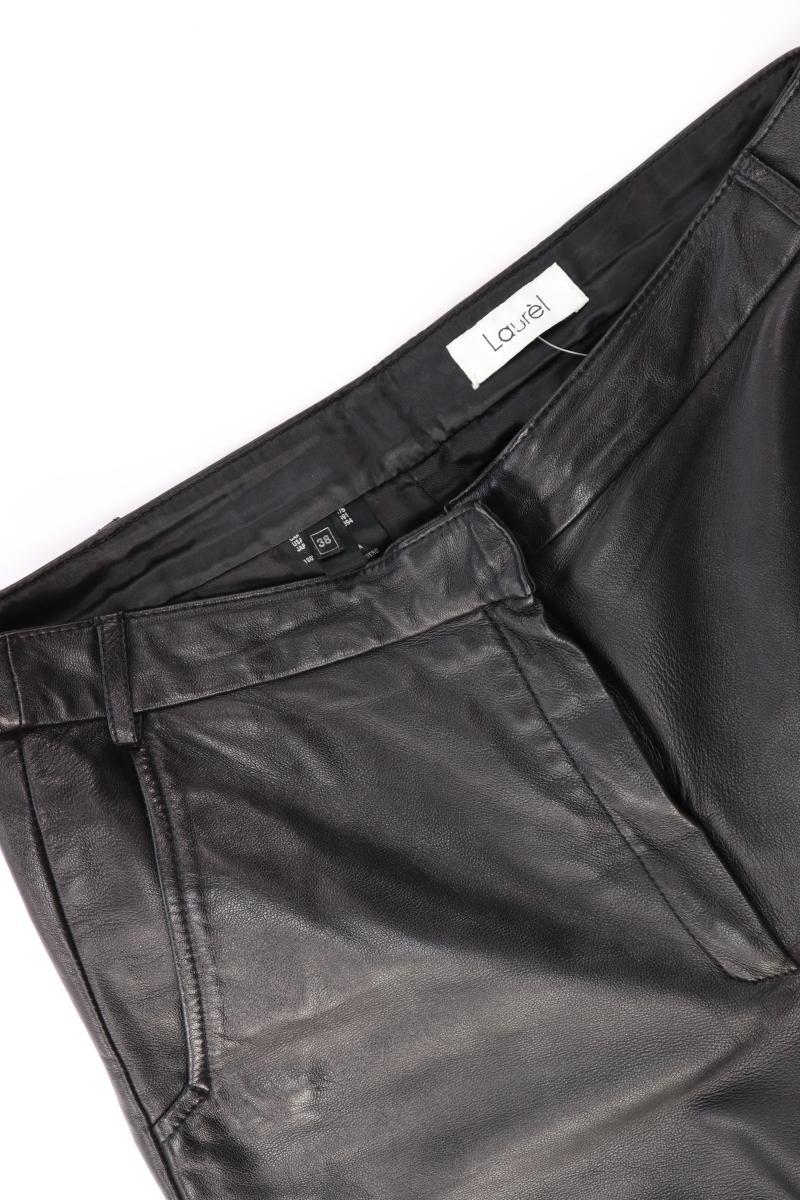 Laurèl Lederhose Gr. 38 Vintage schwarz - Image 3