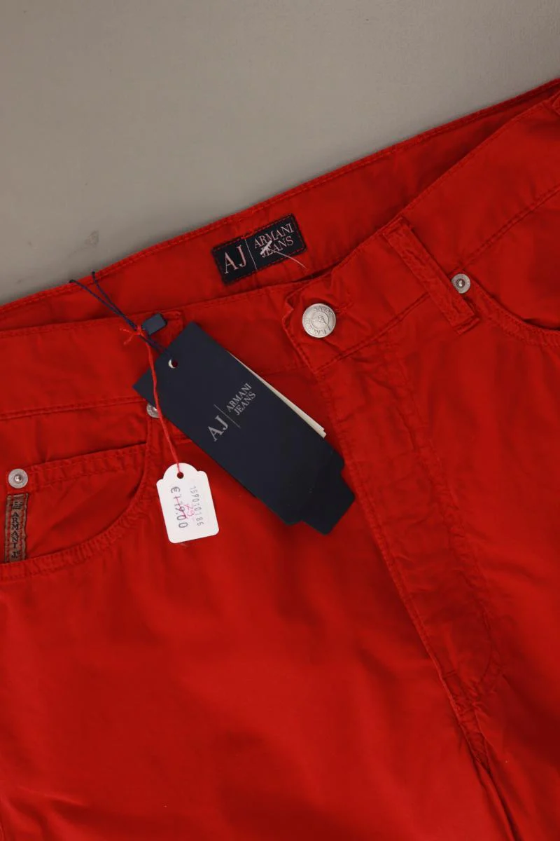 Armani Jeans Regular Jeans Gr. W30 neu mit Etikett rot aus Baumwolle - Image 3