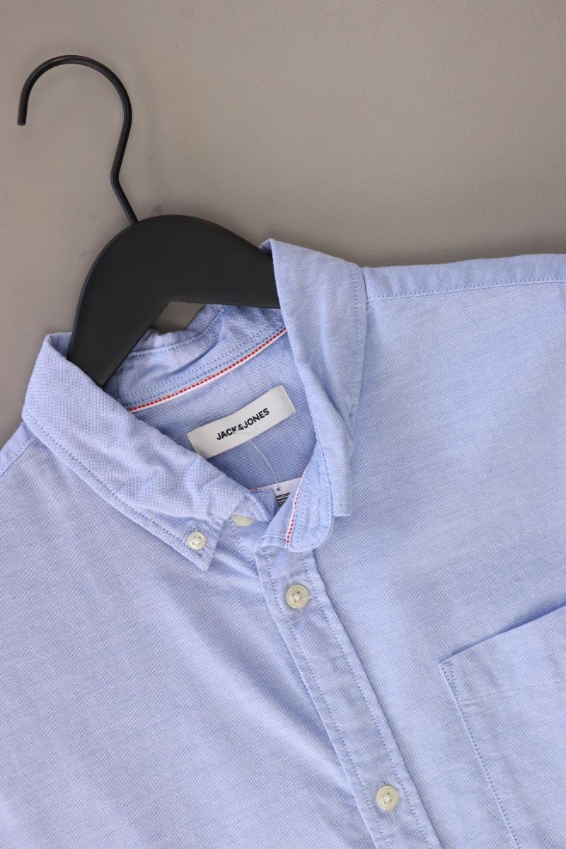 Jack & Jones Kurzarmhemd für Herren Gr. XL blau aus Baumwolle - Image 3