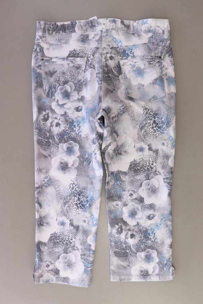 Bonita Five-Pocket-Hose Gr. 44 mit Blumenmuster neu mit Etikett grau - Image 2