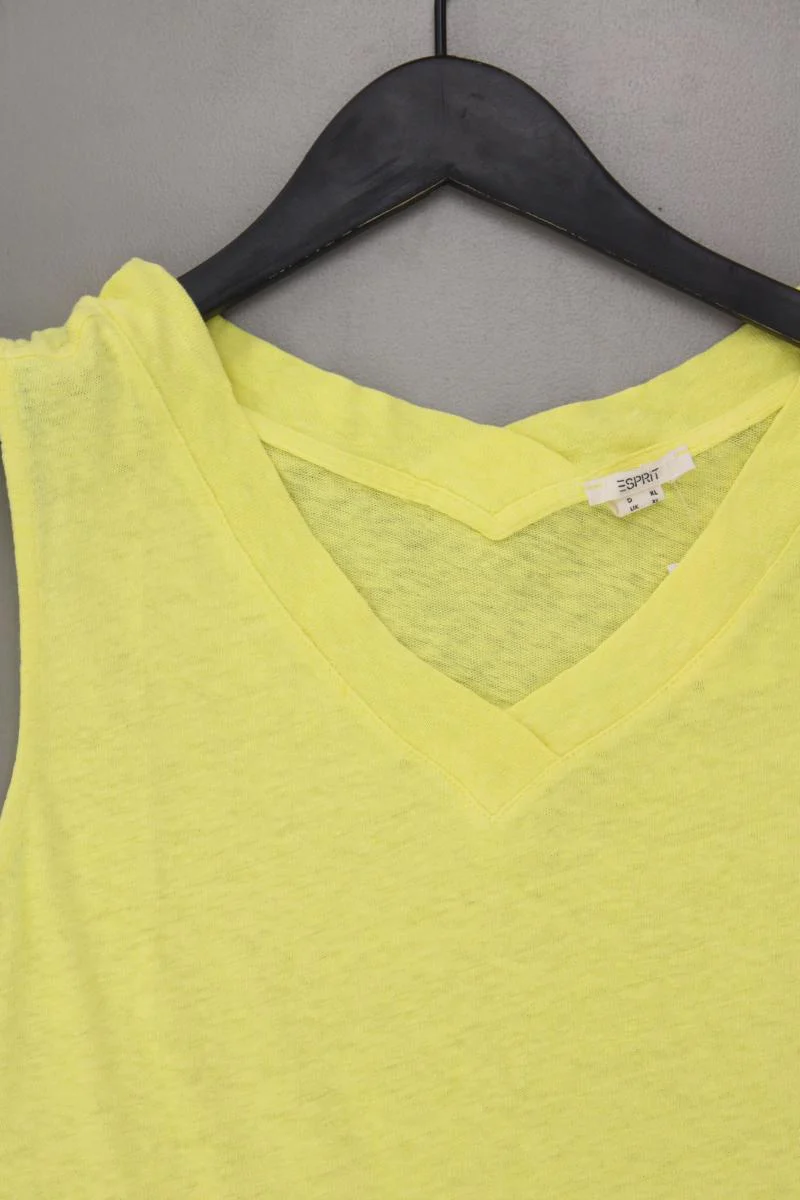 Esprit Trägertop Gr. XL neuwertig gelb aus Baumwolle - Image 2