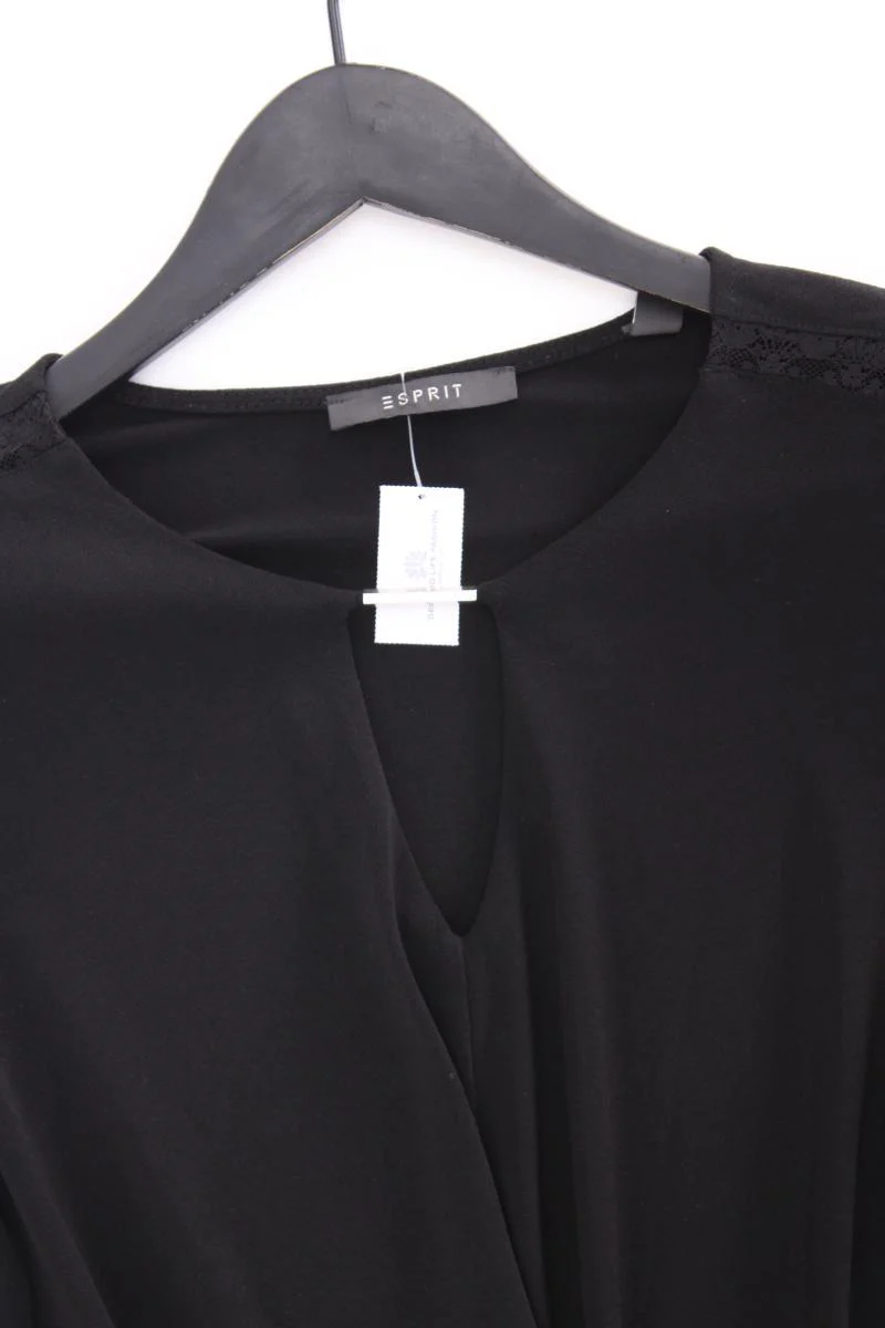 Esprit Classic Shirt Gr. M neuwertig 3/4 Ärmel schwarz aus Polyester - Image 2