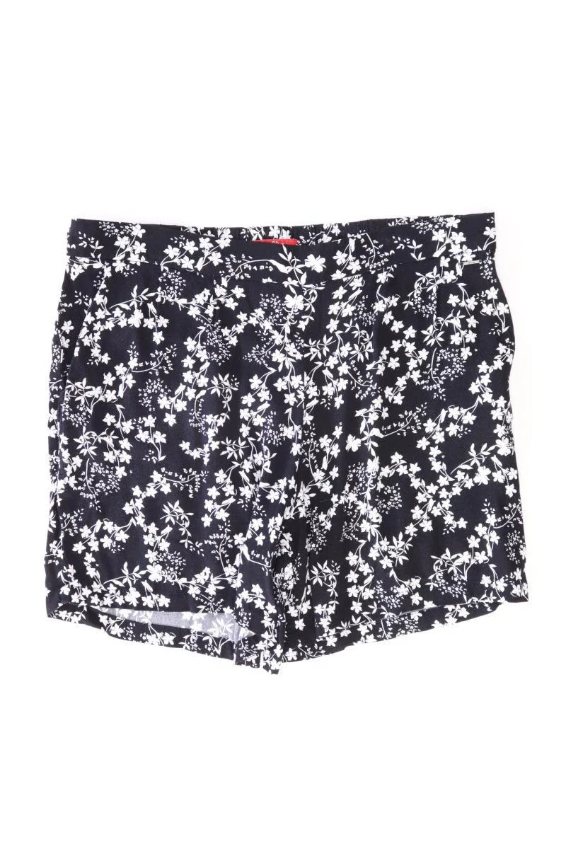 s.Oliver Shorts Gr. 40 mit Blumenmuster schwarz