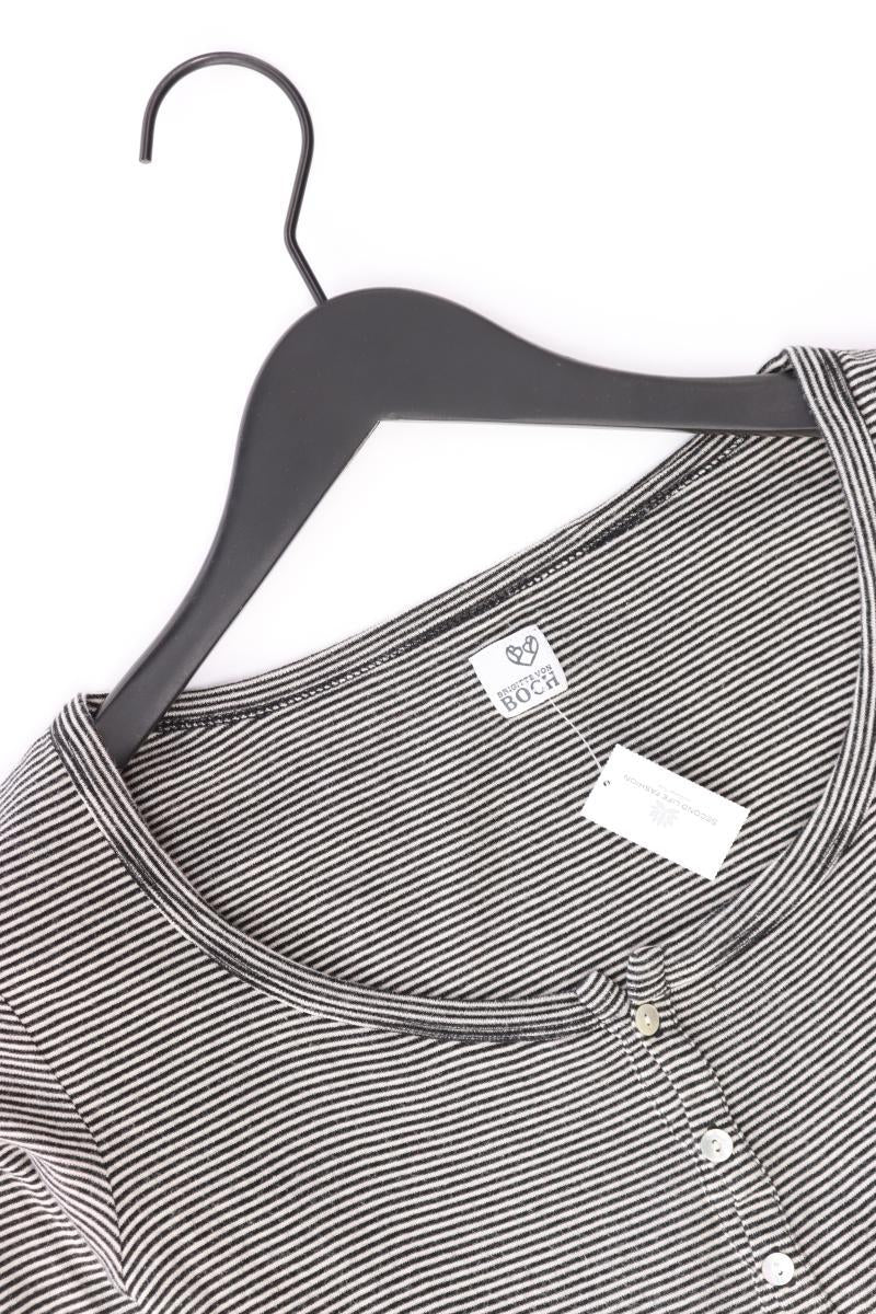 Brigitte von BOCH Ringelshirt Gr. S gestreift 3/4 Ärmel grau aus Baumwolle - Image 3