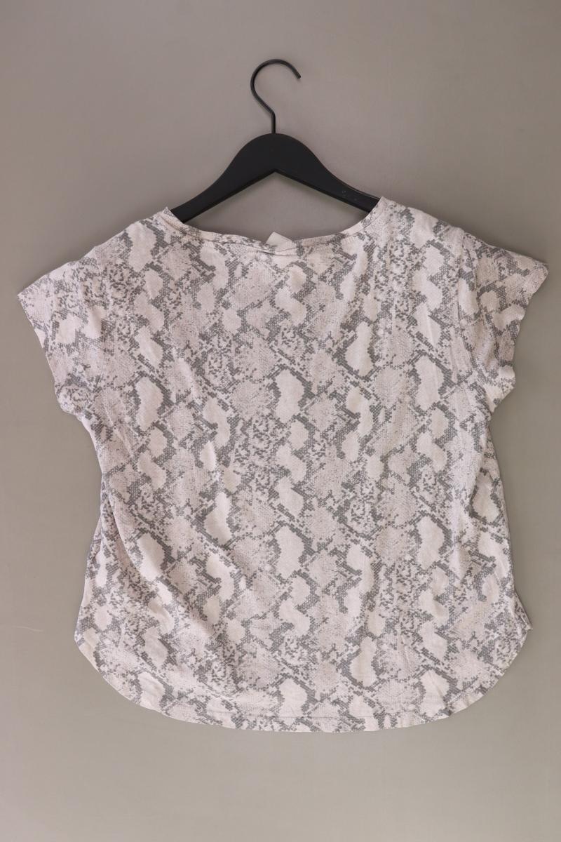 H&M Shirt Gr. S mit Tierdruck Kurzarm creme aus Baumwolle - Image 2